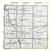Grundy County, Washington, Franklin, Myers, Harrison, Taylor, Lincoln, Liberty, Madison, Trenton, Missouri State Atlas 1940c